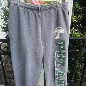 Tulane Size M grey sweatpants